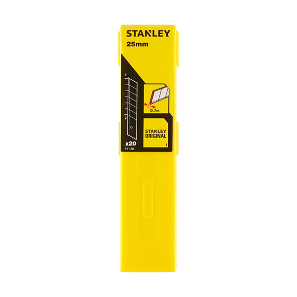 Lame de COUPE 25 mm - (Pack de 20pcs x 10) - Stanley - 1-11-325 - (Pack multiple) Lame de COUPE 25 mm - (Pack de 20pcs x 10) - Stanley - 1-11-325 - (Pack multiple)